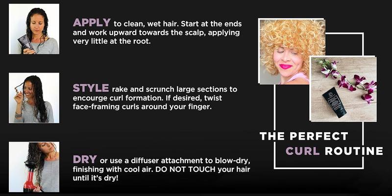 Curl Defining Cream for Curly, Wavy & Coily Hair – Lightweight, Hydrating Haircare, Anti-Frizz Formula for Defined, Smooth, Bouncy Curls – Made with Shea Butter, Olive, Jojoba, Coconut Oil, Aloe