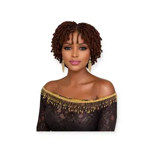 HB Short Twisted Kinky Braided Wig
