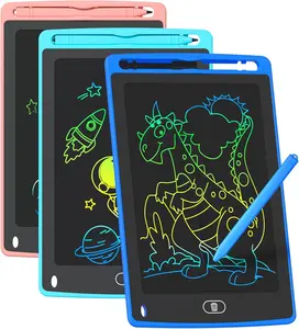 3 Pack LCD Writing Tablet 8.5 Inch Erasable Drawing Pad Toys for Kids Reusable Colorful Electronic Doodle Board Educational and Learning Gifts Drawing Board 10"