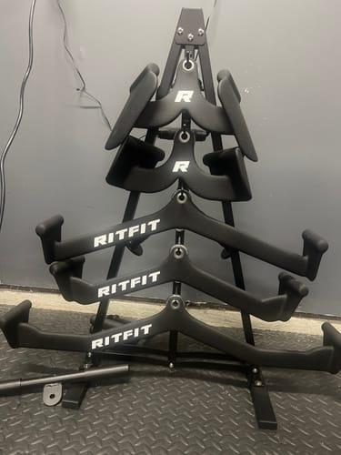 RitFit 5pcs Lat Pulldown Bar Combo - Classic Black Home Gym Equipment with Ergonomic Dip Coating & High-Quality Stainless Steel Construction(Black/Pink) RitFit 5pcs Lat Pulldown Bar Combo - Classic Black Home Gym Equipment with Ergonomic Dip Coating & High-Quality Stainless Steel Construction(Black/Pink)