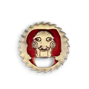 Horror Collectibles| Saw Jigsaw Puppet Bottle Opener | Scary Puppet