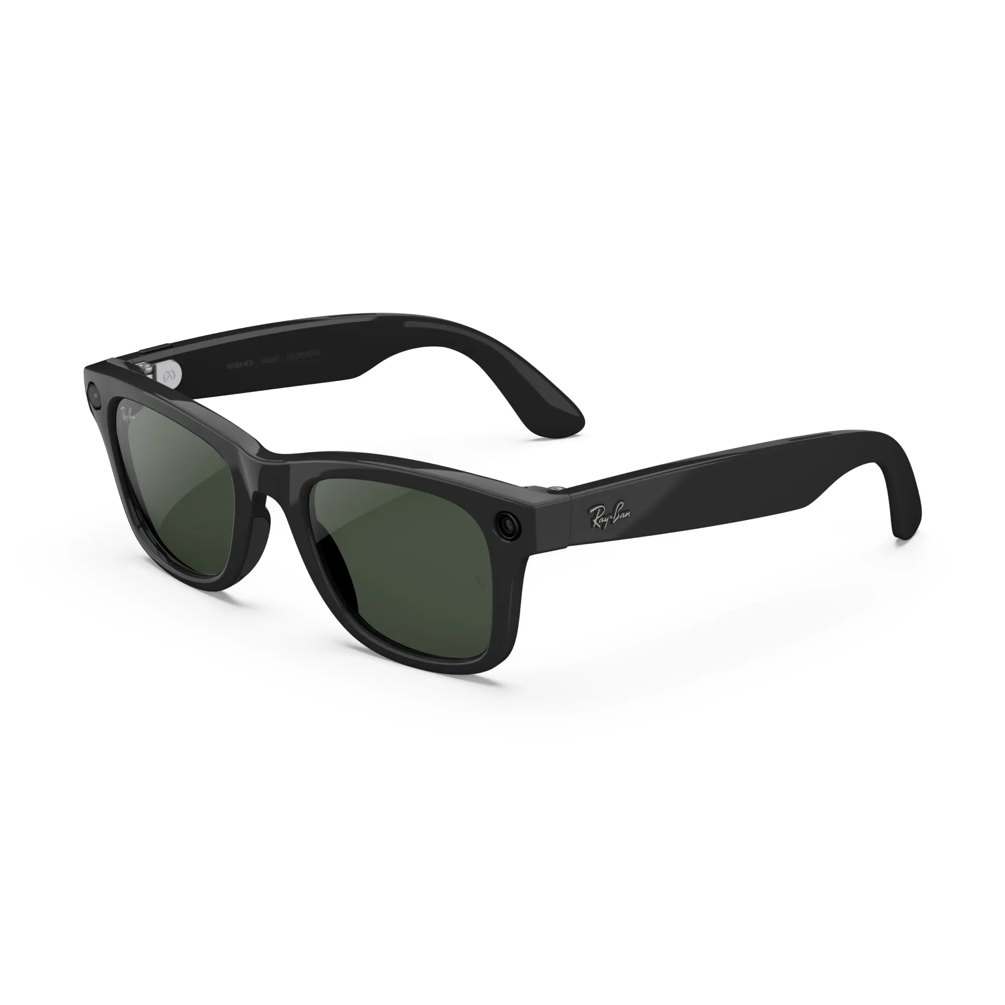 Ray-Ban Meta Wayfarer (Gen 2) Shiny Black Transitions® Graphite Green Lenses