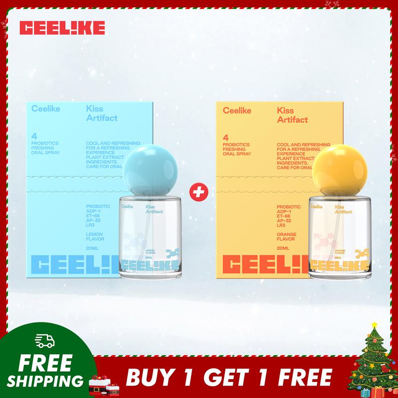 Ceelike Probiotic Oral Spray 2-Pack Set - Choose from Five Flavors, Freshens Breath, Promotes Oral Health Ceelike Probiotic Oral Spray 2-Pack Set - Choose from Five Flavors, Freshens Breath, Promotes Oral Health