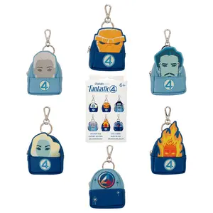 Loungefly Marvel Fantastic Four Mystery Mini Backpack Keychain Charm