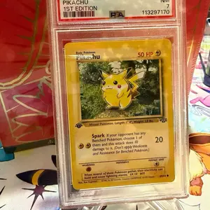 Pikachu Jungle 1st Edition PSA 7