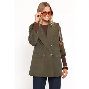 Madi Corduroy Blazer - Olive