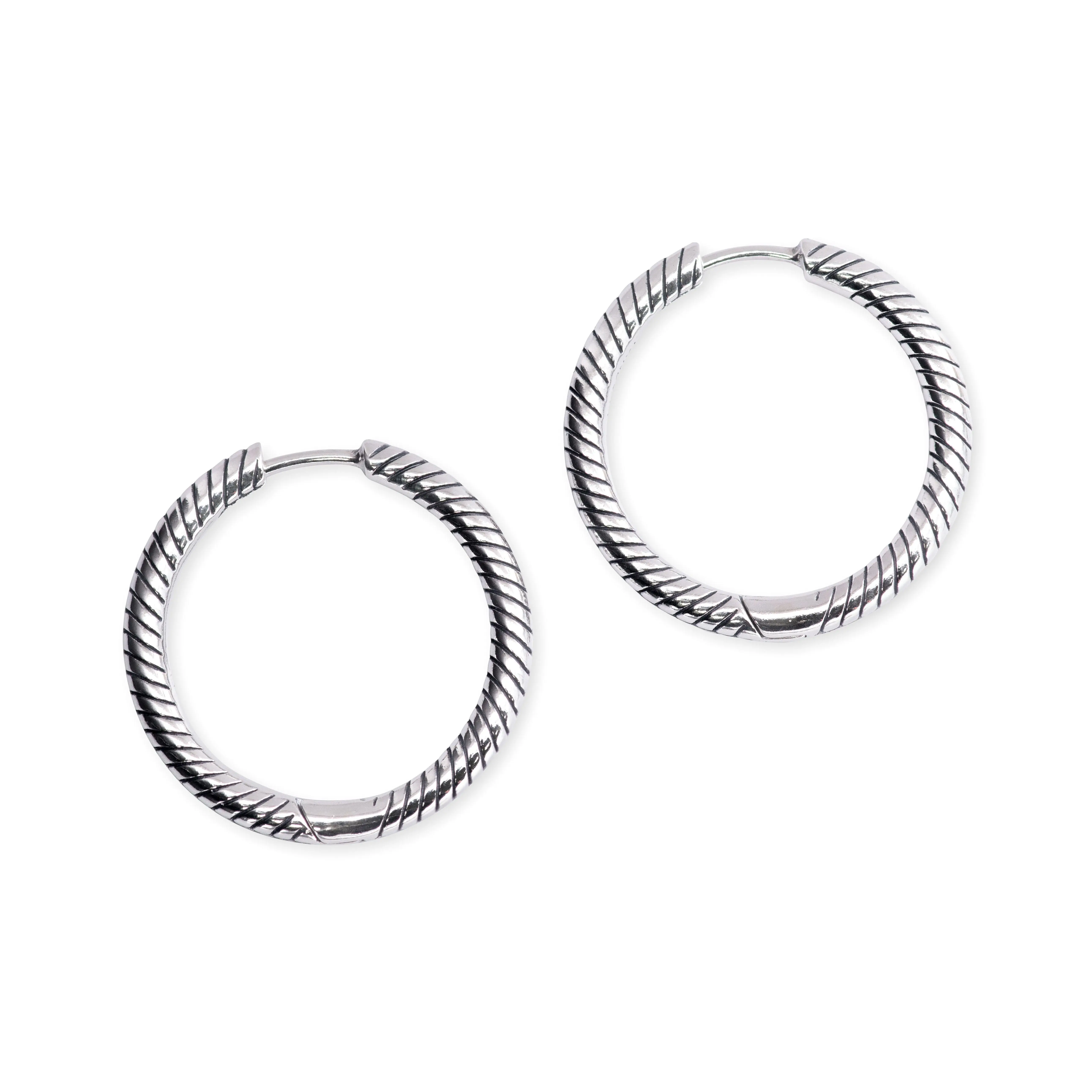 Pandora Moments Charm Hoop Earrings 299532C00