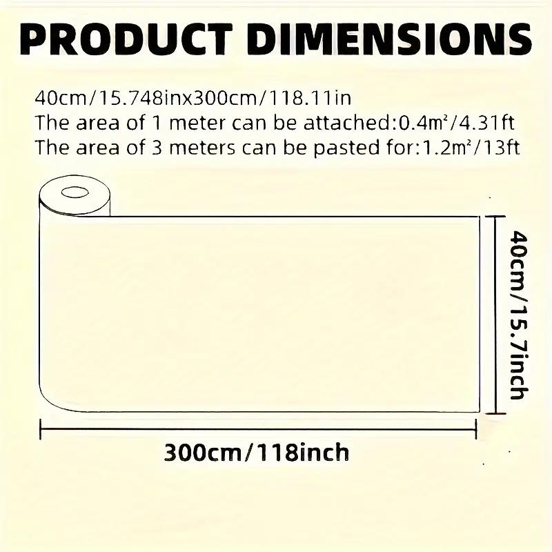 BRODARK Vintage Wooden Floor Sticker  118.11x15.75 inch Thickened Self-adhesive Anti-scratch Wear-resistant Easy to Clean DIY Home Decoration Removable Reusable for Living Room Bedroom