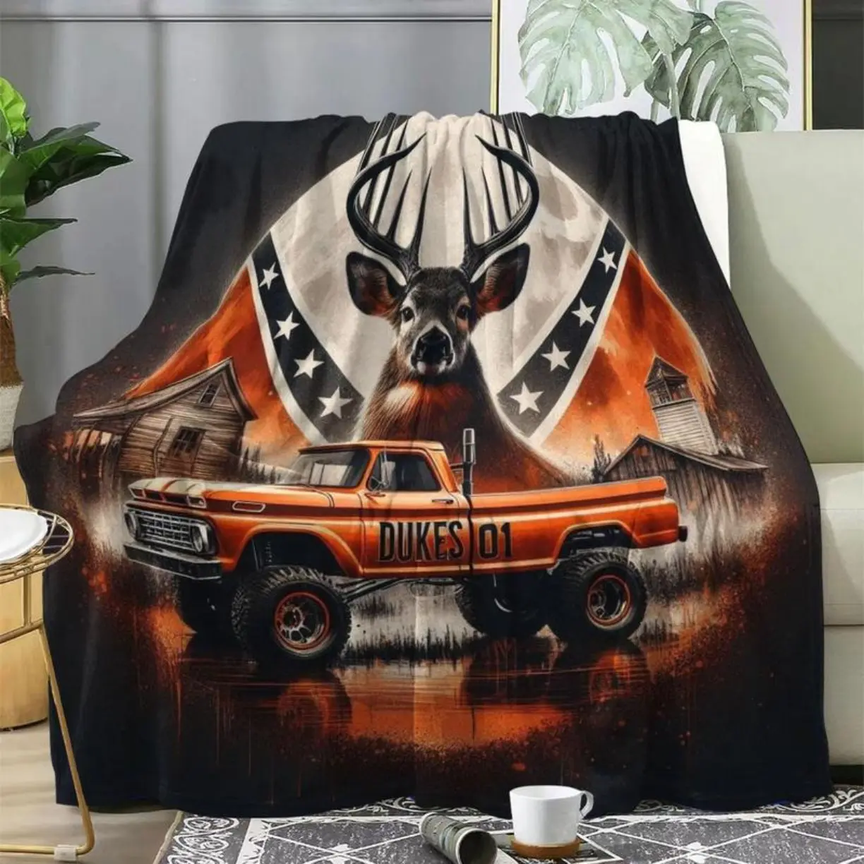 Plush Picnic Blanket, Soft & Cozy Design, Perfect for Camping & Outdoor Use, Ideal Gift for Nature Lovers, Durable Plush Material  Christmas gift Dream Weave Home