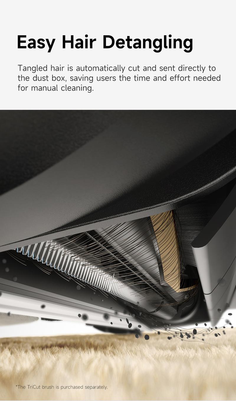 DREAME L10s Ultra Gen2 Robot Vacuum and Mop Combo 10000Pa Suction AI Navigation Auto Mop Cleaning Self Refilling Base for 60 Days Cleaning