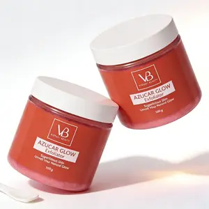 Vibrant Beauty Azucar Glow Exfoliator 100g Sugar Scrub for Glowing Smooth Skin Gentle Exfoliation Unclogs Pores Promotes Brighter Tone