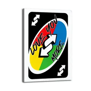 Love You More Canvas Aesthetic For The Bedroom Wall Sitting Room Dormitory Wall Office Wall Poster Decorative Painting Canvas Wall