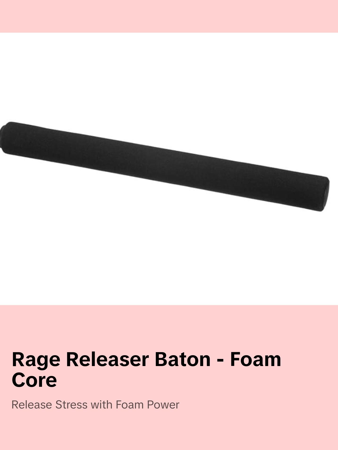Rage Releaser Baton - Durable Foam Baton with Stainless Steel Core for Emotional Release Rage Releaser Baton - Durable Foam Baton with Stainless Steel Core for Emotional Release