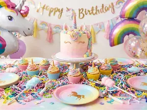 Unicorn Birthday Party Paper Shred 1 lb Easter Grass Magical Basket Filler