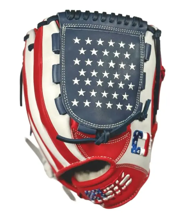 Sportz Drip Youth Liberty 11.5" RHT Patriotic Stars & Stripes Baseball Glove - Right Hand, High-Quality Materials, Durable Construction, Game-Ready Grip, Comfortable Interior, Optimal Control, Reinforced Palm, Smooth Ball Transitions, Fielding Use