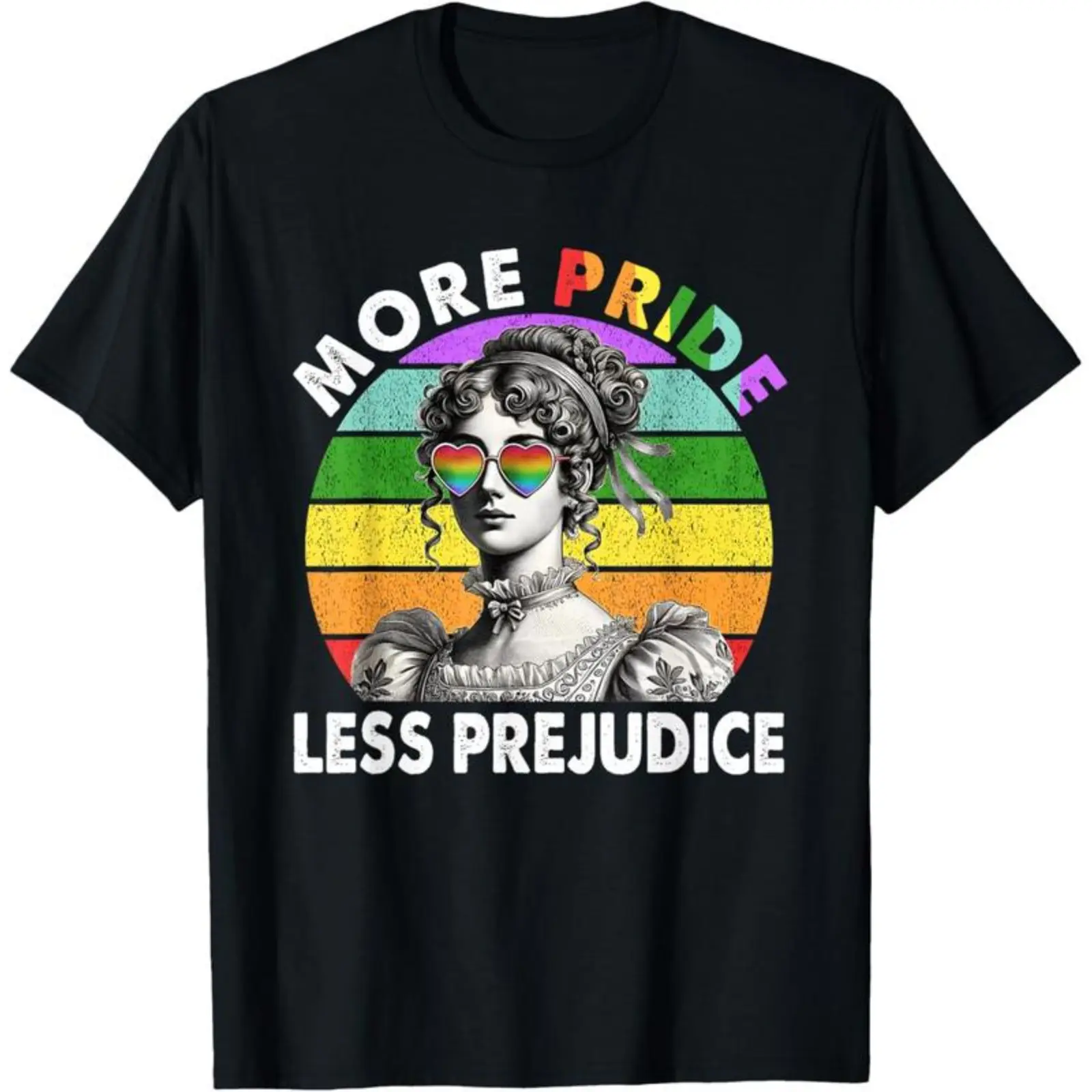 More Pride Less Prejudice Pride Month T-Shirt Fabric Summer pride  parade  outfits