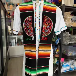Graduation Sash Scarf Stole Class of 2026 calendario azteca