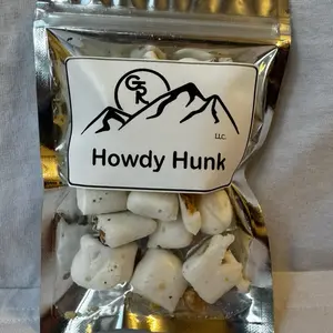 Howdy Hunk Vanilla Nougat Candy - Airy and Puffy Snack