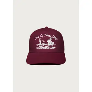 Just For A Moment 5 Panel Hat | Burgundy