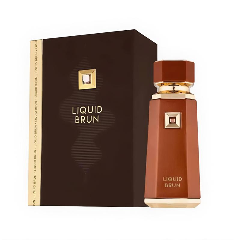 French Avenue Liquid Brun Eau De Perfum 3.4 fl0z-100ml Woody Vanilla Unisex Perfume Long Lasting 8-10 Hours Versatile Fragrance for Men & Women masculine
