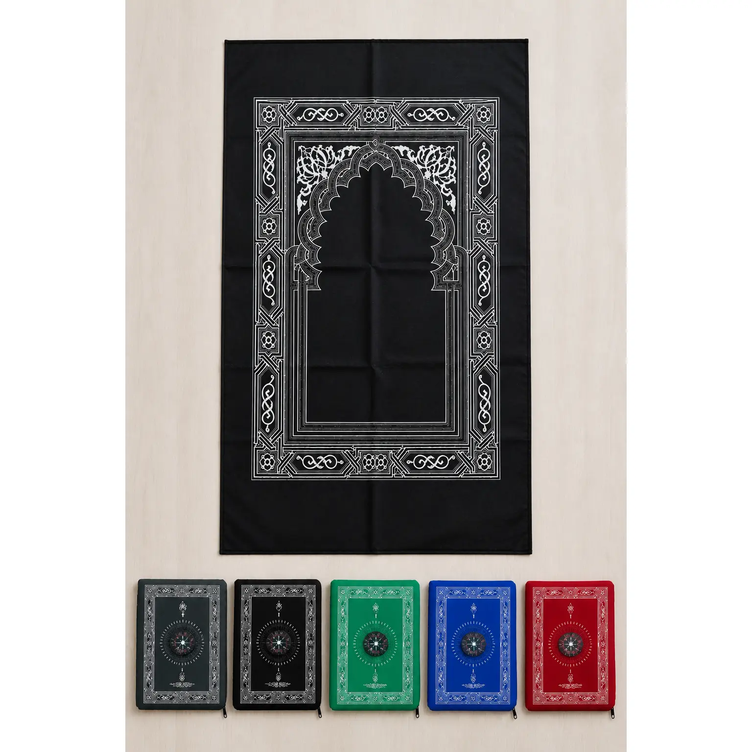Portable Waterproof Travel Prayer Mat - with Compass