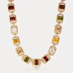 Riviera Gemstone Chain - Gold