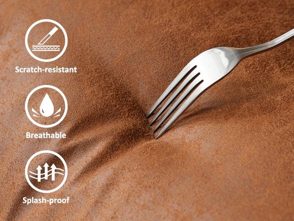 【Jumpstart Sale】Ovios Oversized Home Office Chair, Extra-Wide Seat, Built for Big & Tall Comfort, Mid-Century Modern Faux Leather Chairs with Thickened Cushions, Comfy High Back Swivel Rolling Executive Computer Armchair