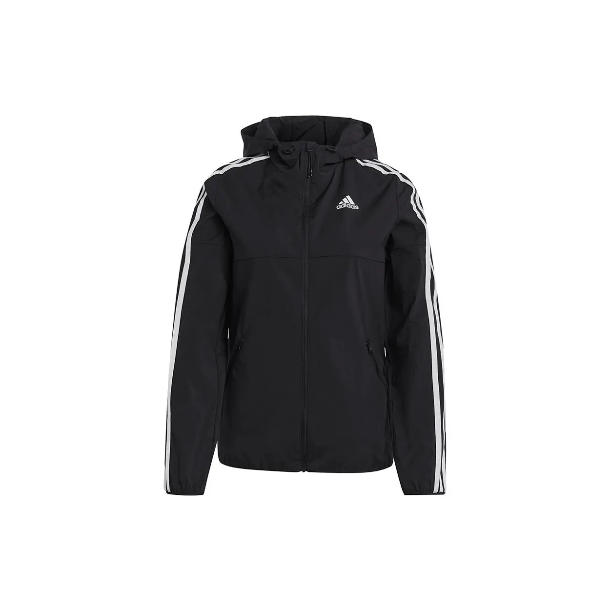 Adidas Windbreaker Jacket Fall Women's Black Sneakers GQ0565