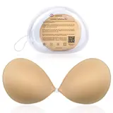 Wingslove Silicone Adhesive Sticky Push Bra Strapless Bras With Clear Package Bag For Women's Backless Outfit Wedding Dresses Womenswear