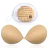 Wingslove Silicone Adhesive Sticky Push Bra Strapless Bras With Clear Package Bag For Women's Backless Outfit Wedding Dresses Womenswear