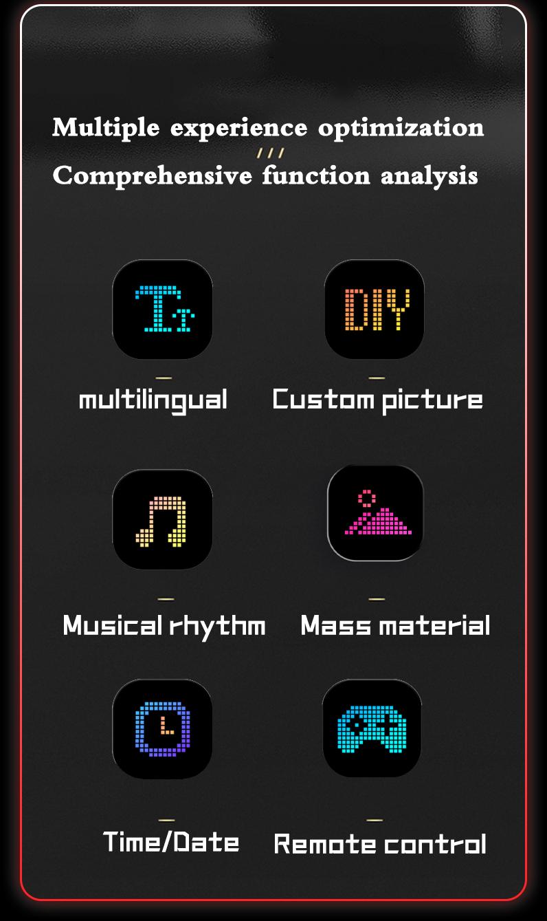 Customizable Bluetooth App Control LED Sign for Store, Car, Bar, Hotel with Programmable Text & Animations