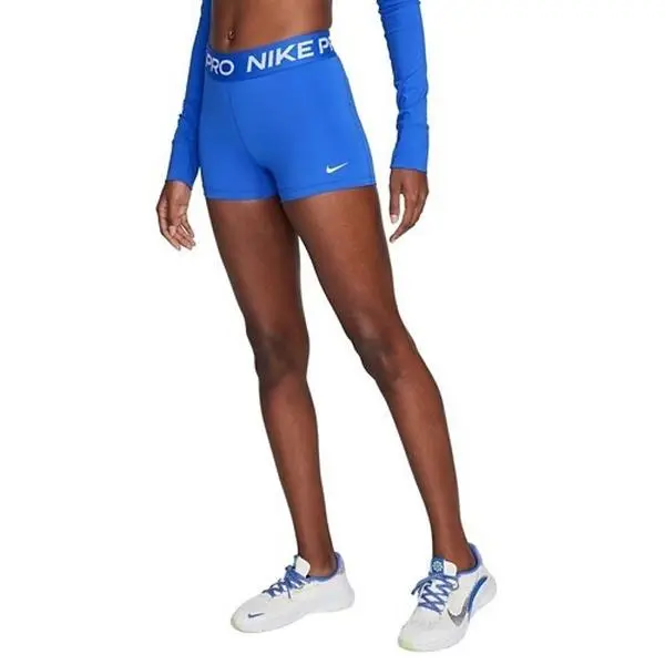 Nike Women's Nike Pro 365 3" Hyper Royal Blue Compression Short XS