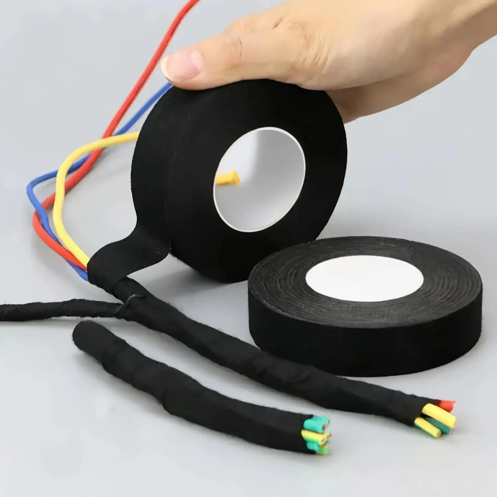 [Buy 1 Get 1]15 m High-Temperature-Resistant Flame-Retardant Waterproof Insulation Tape, Velvet Wire Cable Electrical Insulation Tape, Adhesive Tape