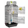 VEVOR 39in Hanging Metal Bird Flight Cage - Parakeet Cage Setup for Cockatiels, Parrots | Bird Supplies, Birdcages, Parrot Accessories, Easy Cleaning