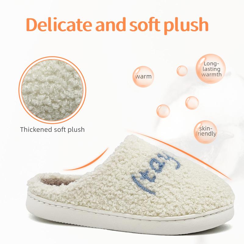 Lumubby Taylors Slippers for Women Men Comfy Ladies Bedroom Slipper Birthday Gifts Cute House Shoe Warm Fuzzy Indoor Memory Foam Slip on Shoes Cozy Soft Wool Like Plush Fleece Boy Footwear