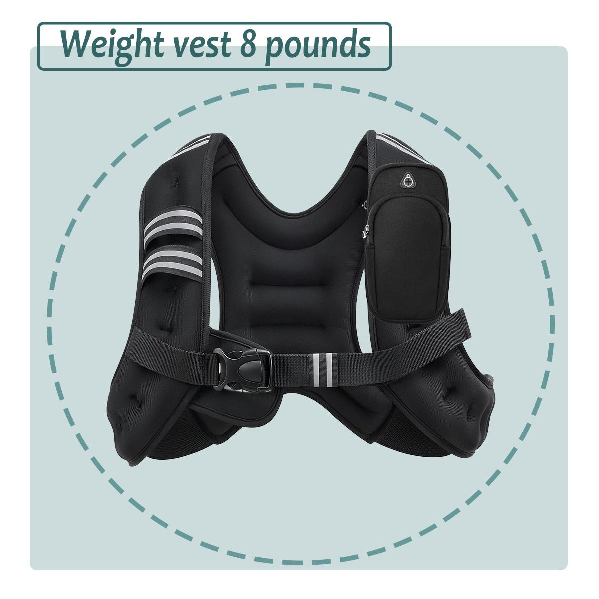 Lightweight Weighted Vest for Beginners & Advanced Training Unisex Fitness Auxiliary Equipment Strength Training Running Vest Ideal for All Levels