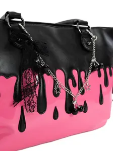 Black Cherry Lace Bag Charm