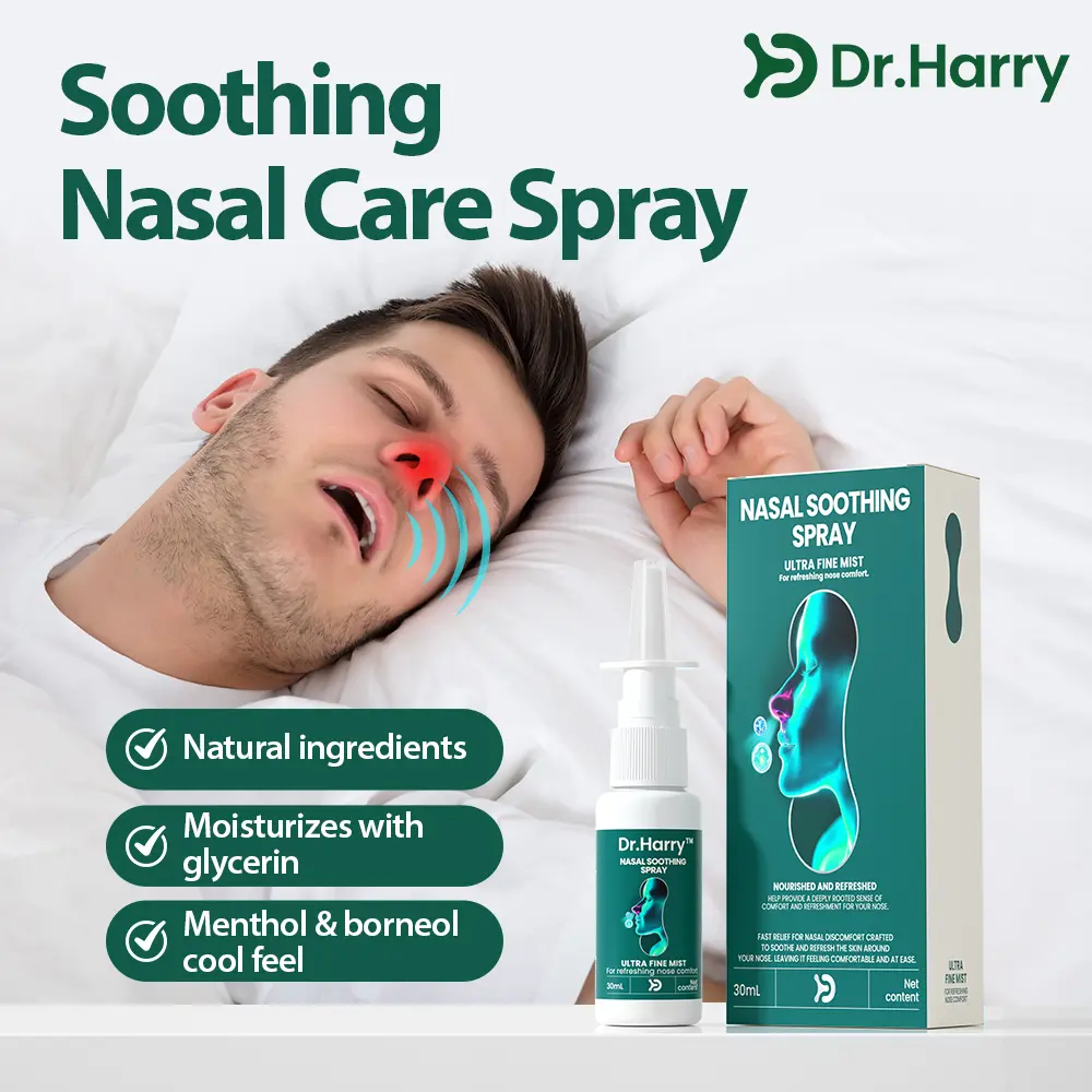 DR.HARRY 11 Nose Spray - Nasal Cleansing Product with Borneol, Camphor, Menthol, Glycerin, Borneol Fresh Hit, Glycerin Moisture to Soothe Dry, Scratchy Nasal Passages #Summervibes
