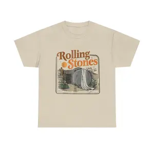 Rolling Stones Vintage Graphic T-Shirt, Retro Band Style Rock Music Tee, Classic Tour Inspired Unisex Cotton Casual Shirt