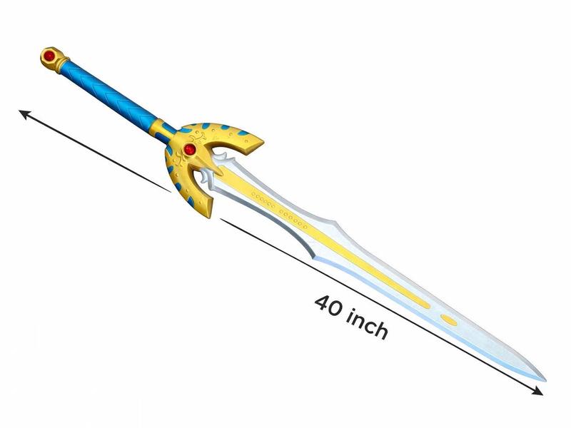 Kinstore 40" Erdrick PU Foam Sword for Dragon Quest Cosplay Collection Safe Anime Collector Gift