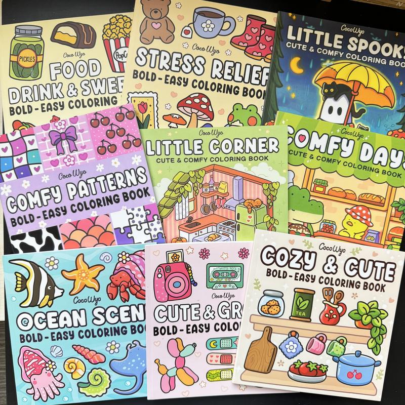 Super Cute Coloring Book for Adults & Teens: 40-52 Hand-Drawn Pages of Creative Fun | High-Quality Artistic Escape Illustrations Relaxation