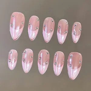 NailVesta GLITTER DOLL – 100% Handcrafted 3D Press-On Nails | Reusable, Long-Lasting, Salon-Quality