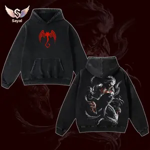 Knull the God of Symbiotes & King in Black Printed Oversize Lightweight Acid Washed Tee Super Hero TV Show Graphic Top Cotton Gift T-Shirt For Comic Lover Gift T-Shirt For Movie Lover tees good Menswear