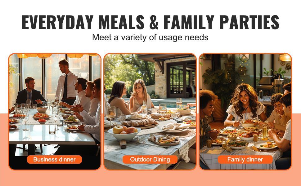 VEVOR Electric Warming Tray Rollable Food Warming Mat w/ Temp Control for Buffet