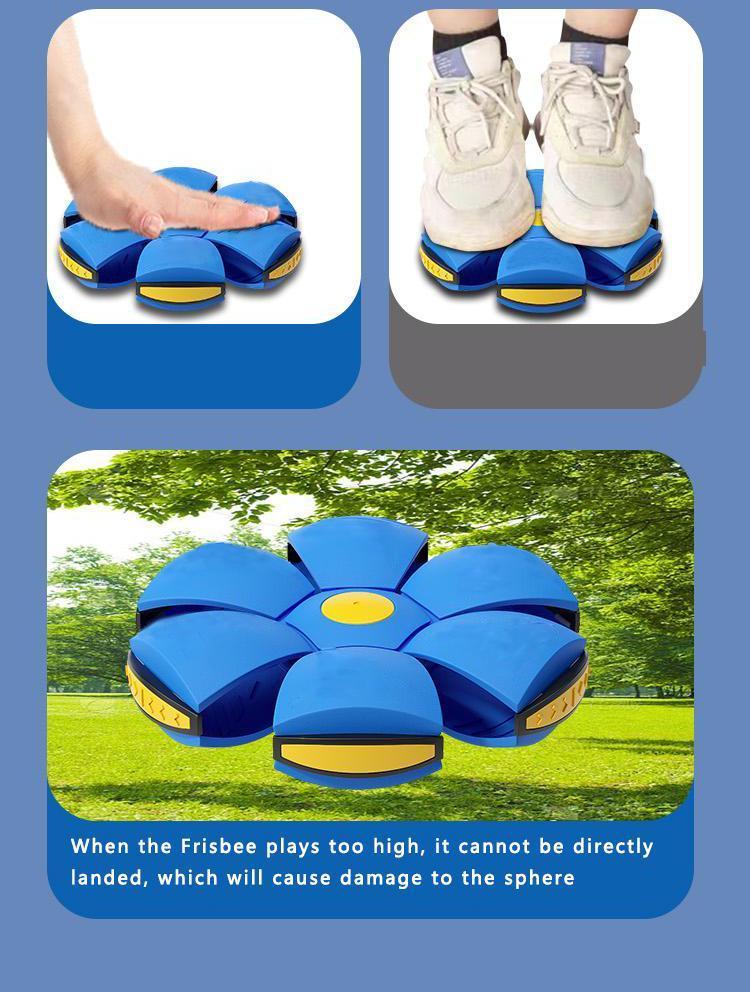 Children's stomp-out deformable ball, bouncy ball, outdoor parent-child interactive stress relief ball