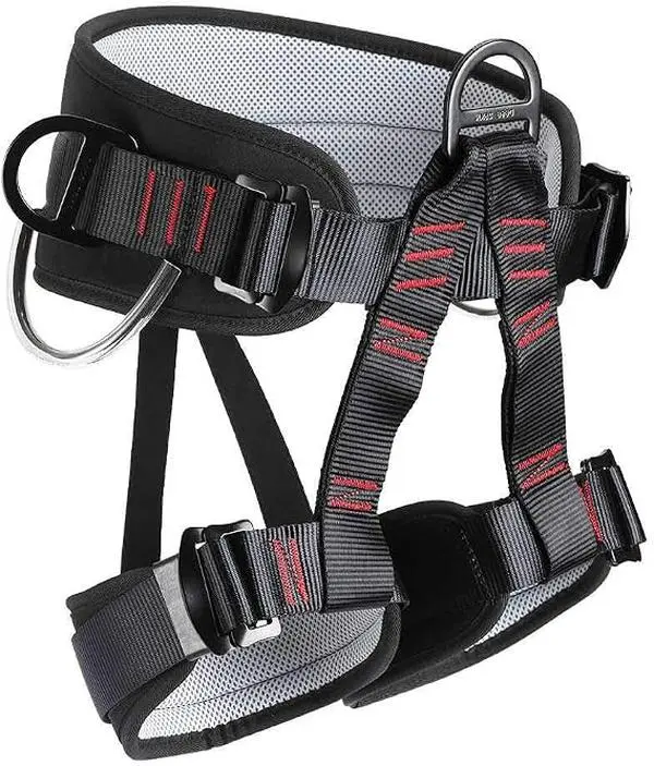 Half Body Climbing Safety Belt - Rock Climbing Gear for Tree Climbing, Fire Rescue
