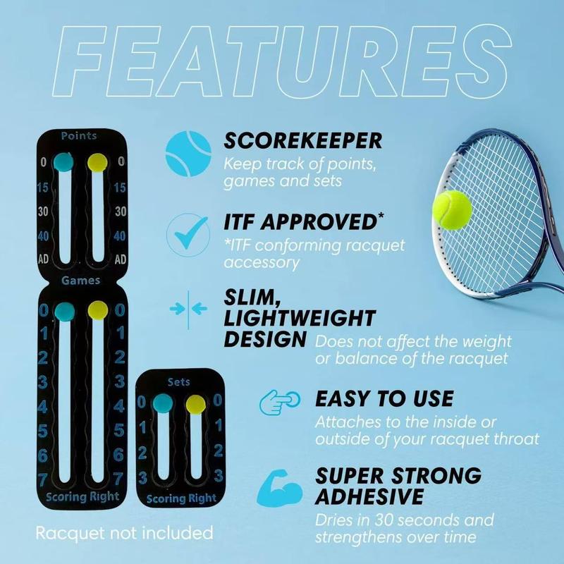 Portable Tennis Racket Marker Score Counter