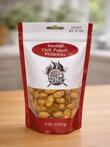 Timmy's Pastime Smoked Chili Pepper Pistachio Snack