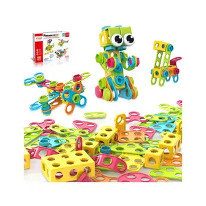 PicassoTiles 115pc Engineering Construction Toy with Hand Tools