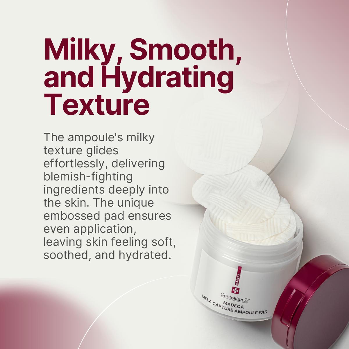 [Centellian24] Madeca Mela Capture Ampoule Pad | Brighten + Even Complexion | Melanin-Reducing | MadeWhiteMax Infused | Targetting Dark Spots | Korean Skincare| 60pcs Natural Self Tanner